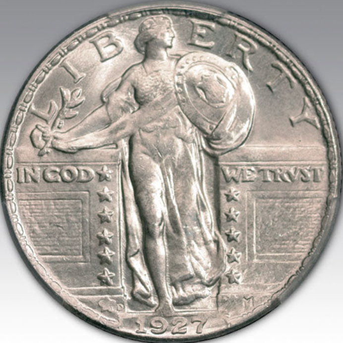 1927-D 25C Standing Liberty MS 66 FH