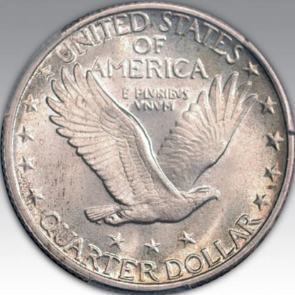 1928 25C Standing Liberty, MS 67 FH