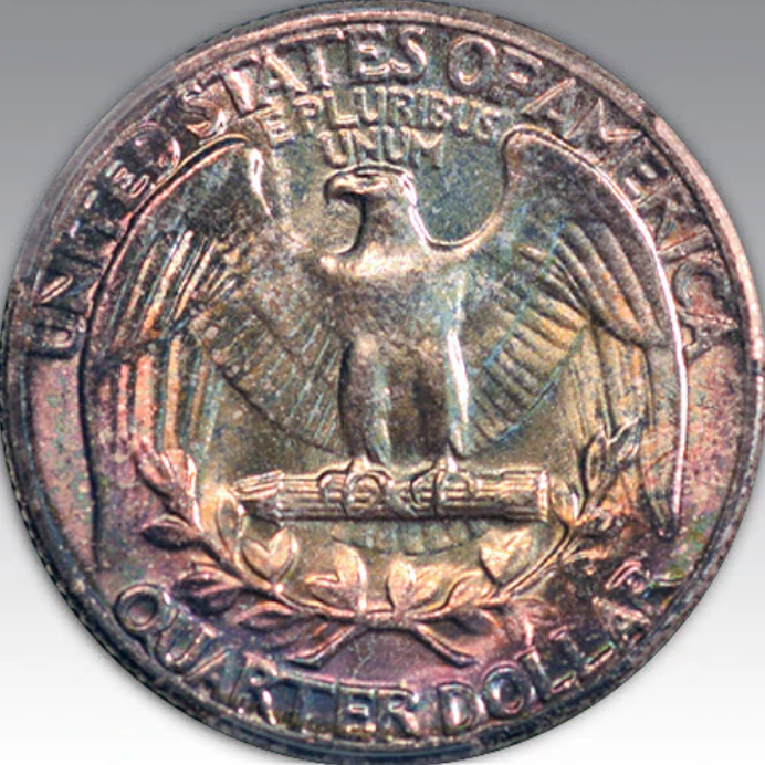 1958 25C Washington Quarter MS 67