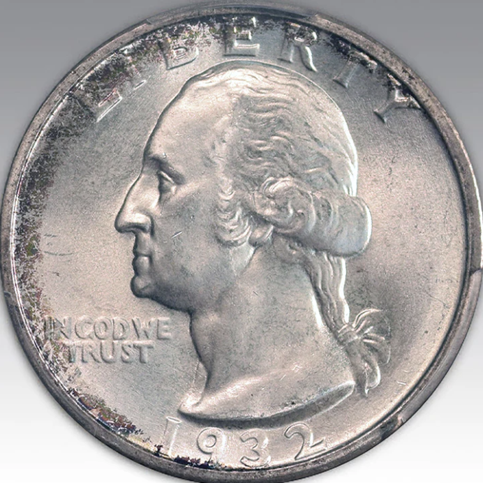1932-S 25C Washington Quarter MS 66