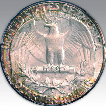 1935-S 25C Washington Quarter MS 68