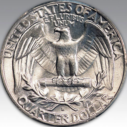 1936-S 25C Washington Quarter MS 65