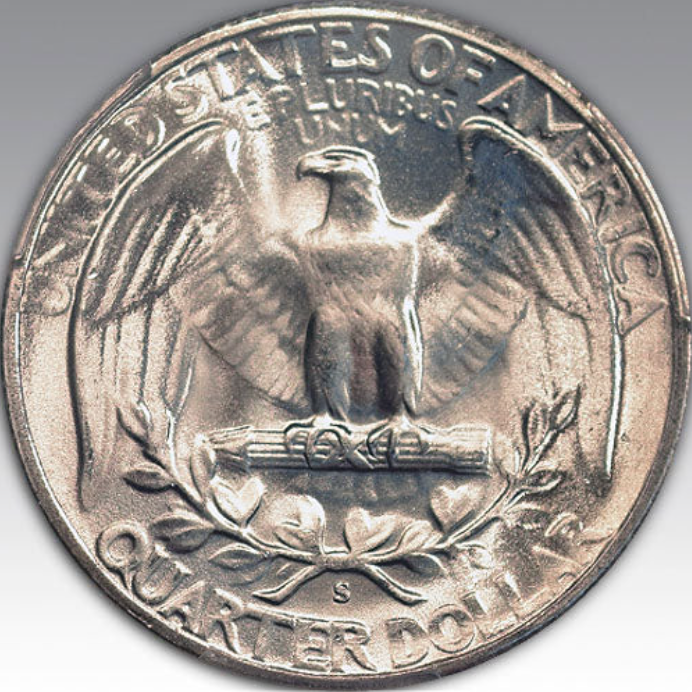 1946-S 25C Washington Quarter MS 66