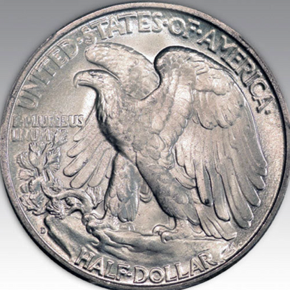 1946-D 50C Walking Liberty Half Dollar MS 65