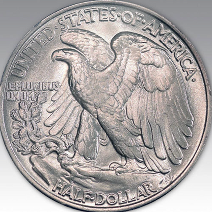 1947 50C Walking Liberty Half Dollar MS 66