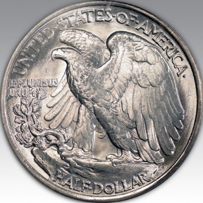 1936 50C Walking Liberty Half Dollar MS 65