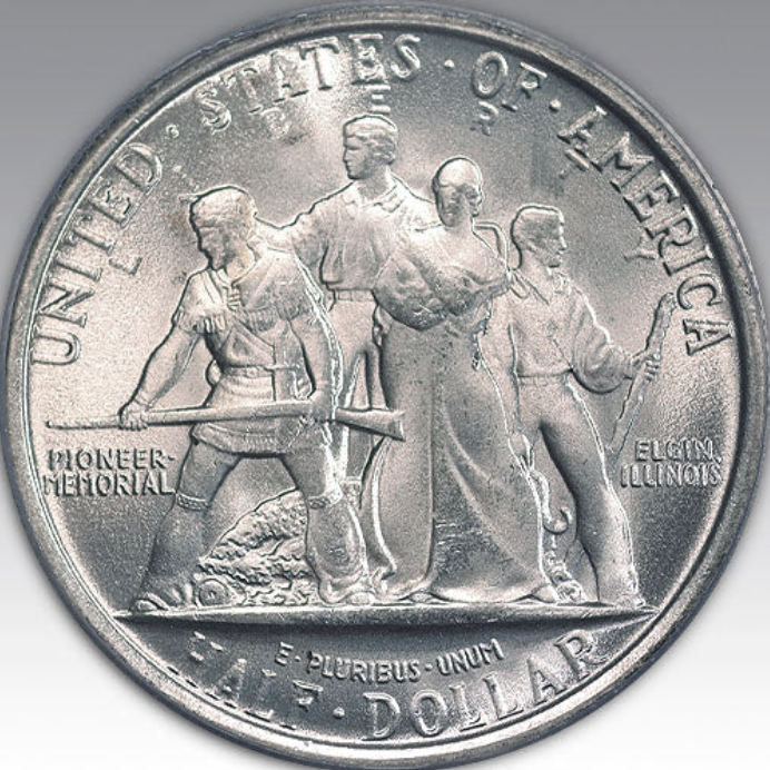 1936 50C Elgin MS 66